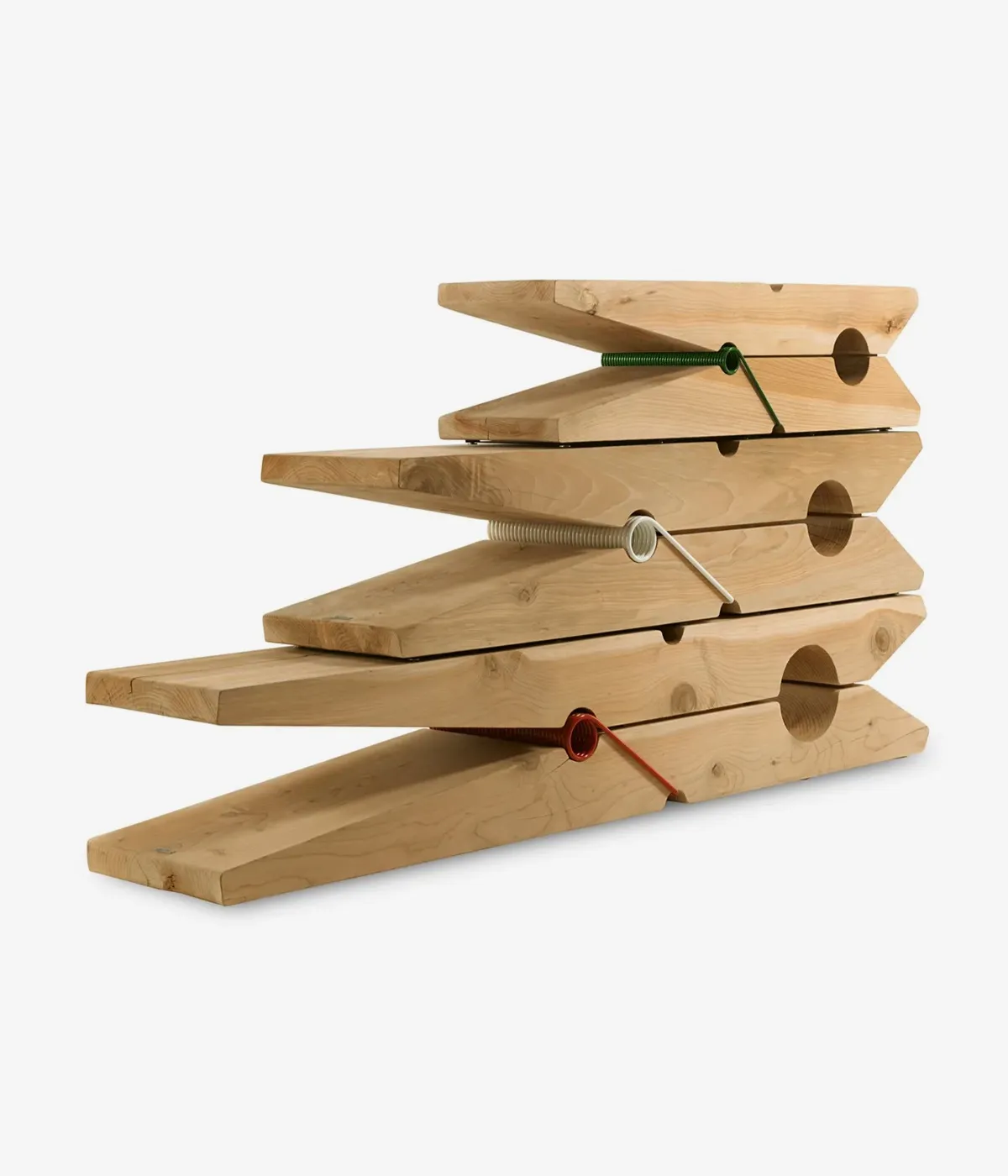 Solid cedar wood bench Molletta