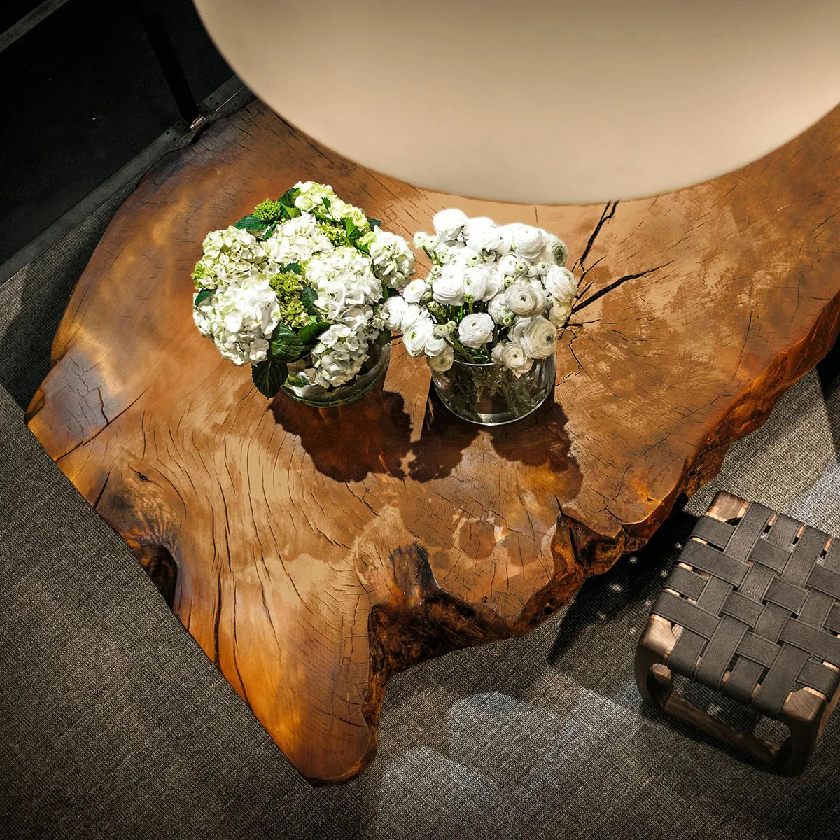 Solid Kauri wood coffee table